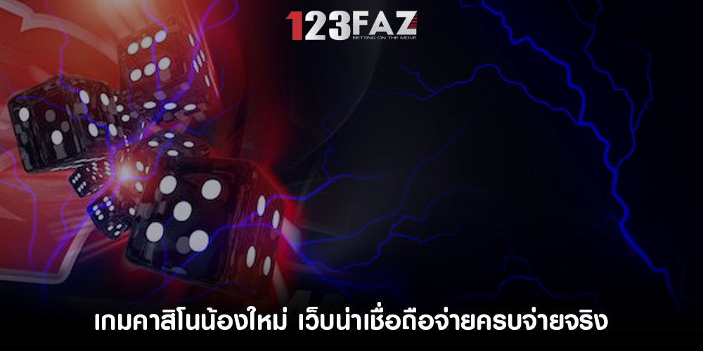 เกมคาสิโนน้องใหม่ เว็บน่าเชื่อถือจ่ายครบจ่ายจริง