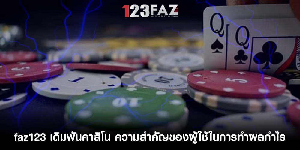 เดิมพันคาสิโน ความสำคัญของผู้ใช้ในการทำผลกำไร เว็บคาสิโน