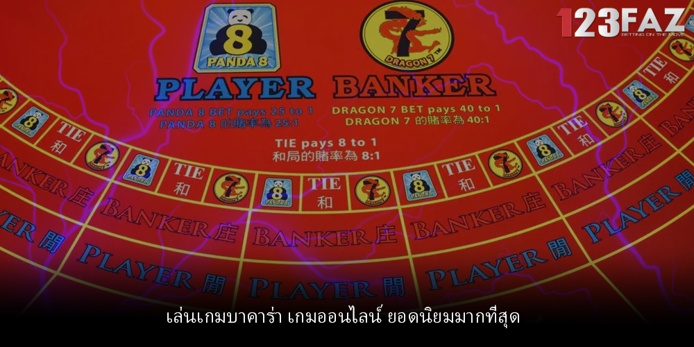 เล่นเกมบาคาร่า เกมออนไลน์ ยอดนิยมมากที่สุด