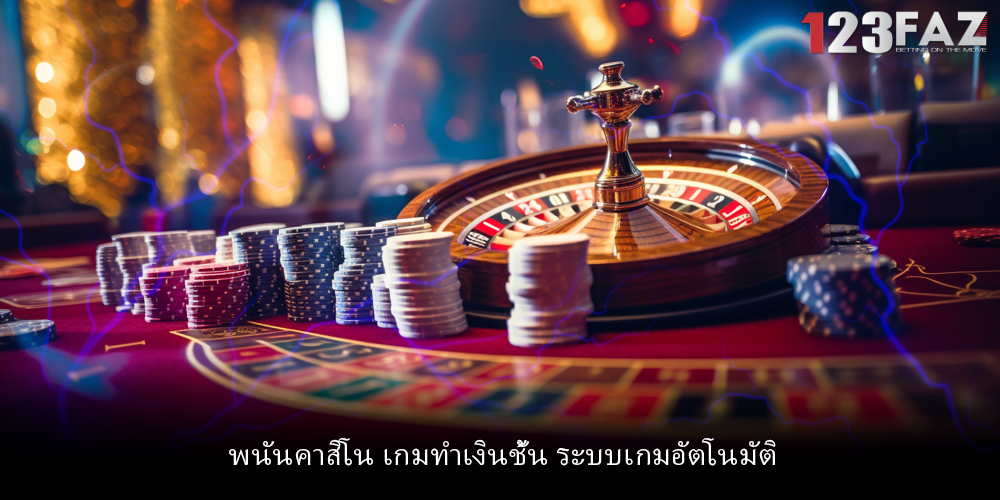 พนันคาสิโน เกมทำเงินชั้น ระบบเกมอัตโนมัติ